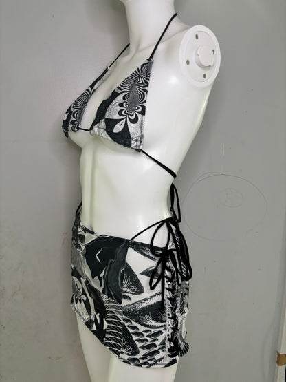 S/M 3PIECE BIKINI SET