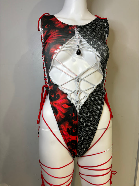 M/L braided bodysuit